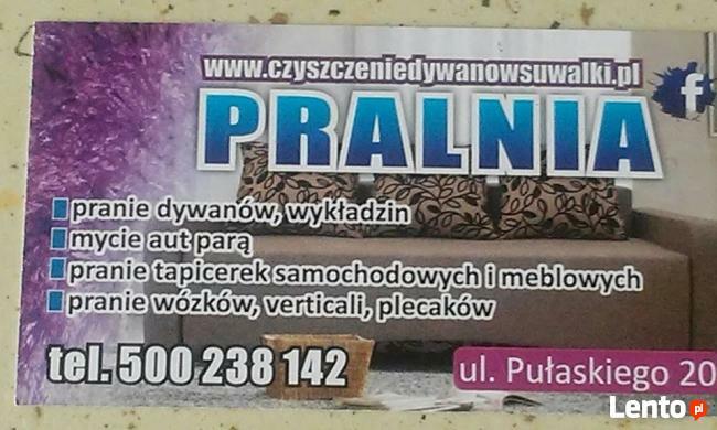 Pranie dywanów wykładzin ,tapicerki ,verticali
