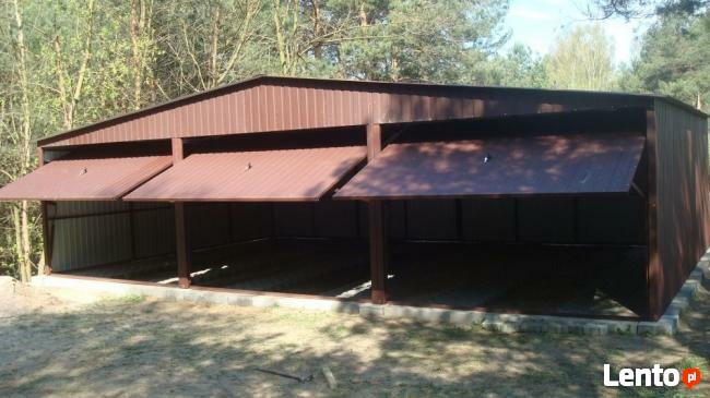 Garaże blaszane