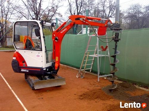 Usługi Wynajem koparka minikoparka koparko ładowarka sprzęt