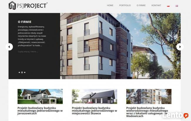 Strona responsywna RWD z systemem cms Wordpress