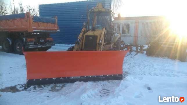 Odśnieżanie Olsztyn. Koparko-ładowarka JCB 4cx