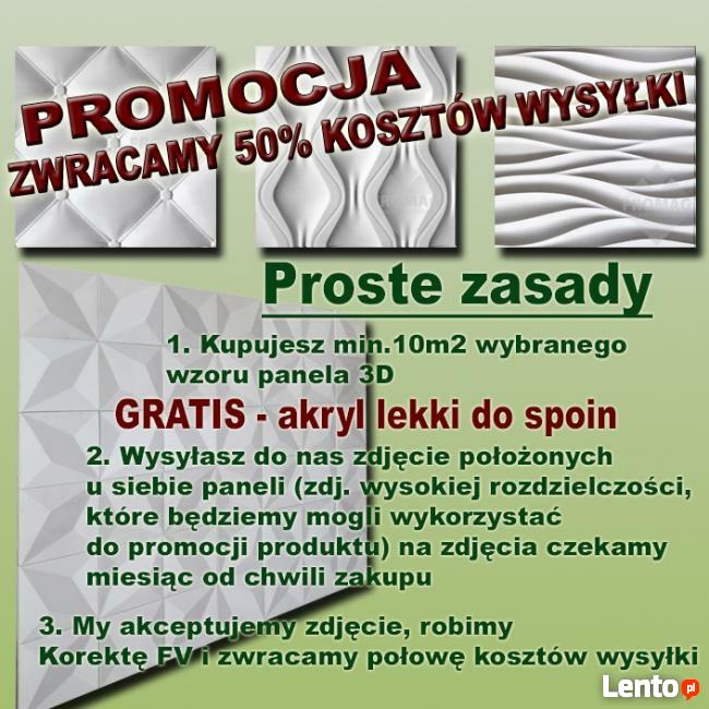 panele 3D dekoracyjne panel ścienny gipsowy