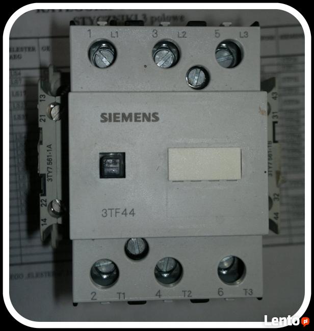 stycznik siemens 3TF44 cewka 24V DC