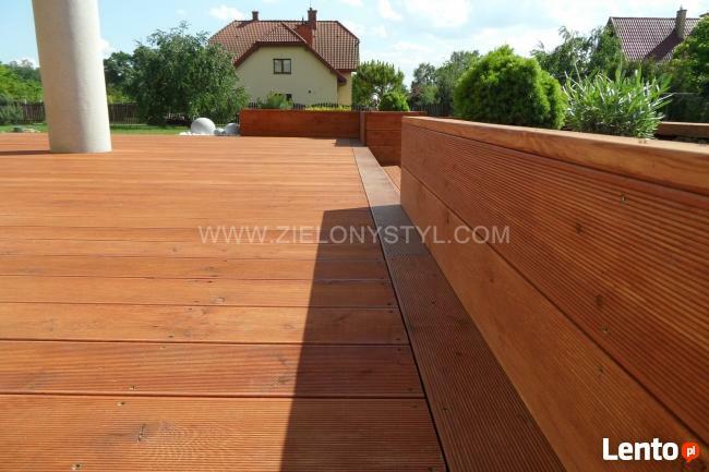 Tarasy z drewna, tarasy drewniane, pergole, drewutnie