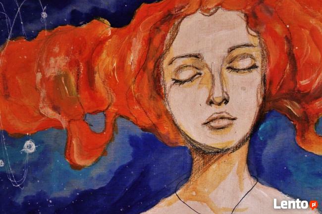 Obraz malowany na drewnie "WIELOŚWIATY" artystki A. Laube