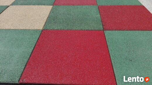 Płyta gumowa SBR plac zabaw taras ogród 50x50x3cm kl.2