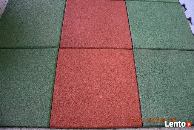 Płyta gumowa SBR plac zabaw taras ogród 50x50x3cm kl.2