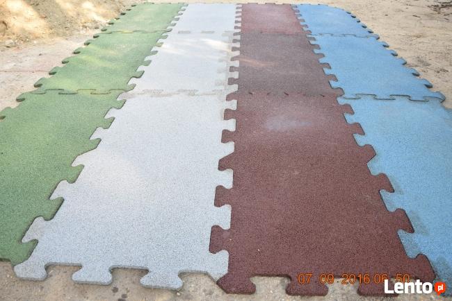 Płyta gumowa SBR plac zabaw taras ogród 50x50x3cm kl.2