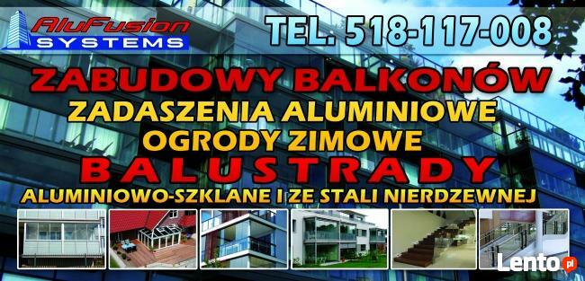 Zabudowa balkonu i tarasu - PRODUCENT, najwyższa jakość