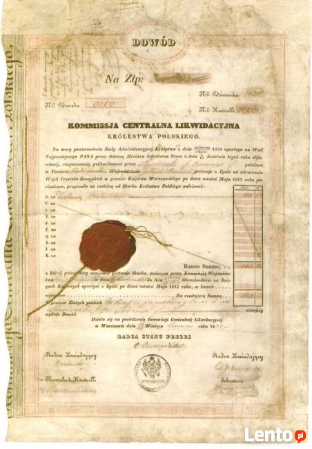 Stare MONETY srebrne złote zakupię BANKNOTY Akcje