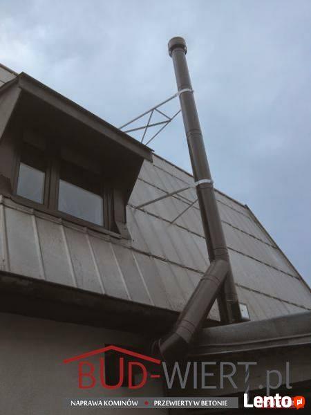 Naprawa kominów - rozwiercanie, uszczelnianie, wkłady