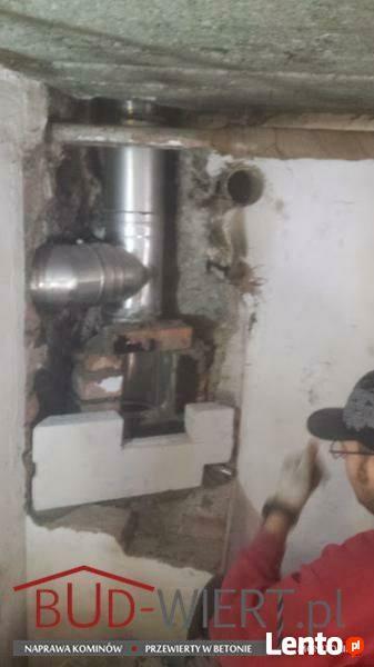 Naprawa kominów - rozwiercanie, uszczelnianie, wkłady