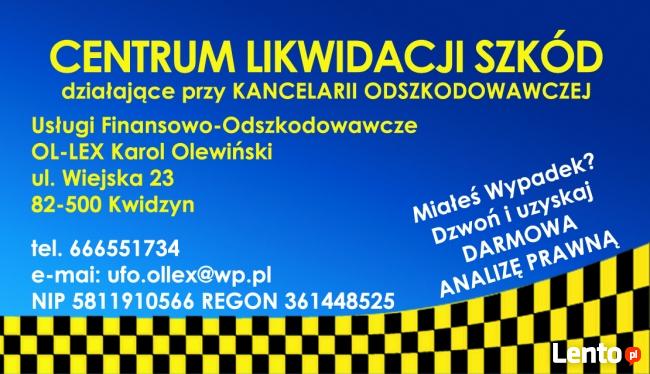 POMOC DROGOWA HOLOWANIE PO WYPADKU KOLIZJI AWARI