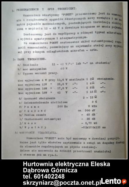 Wzmacniacz akustyczny FONET