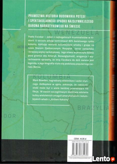 Sprzedam książkę Polowanie na Escobara