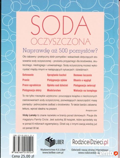 Sprzedam książkę Soda oczyszczona