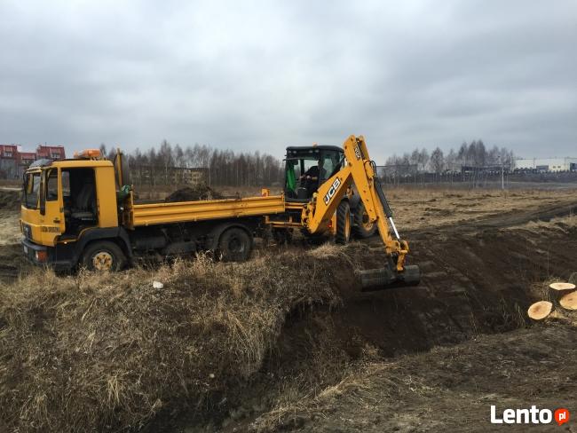 prace roboty ziemne uslugi koparko ladowarka starogard gdans
