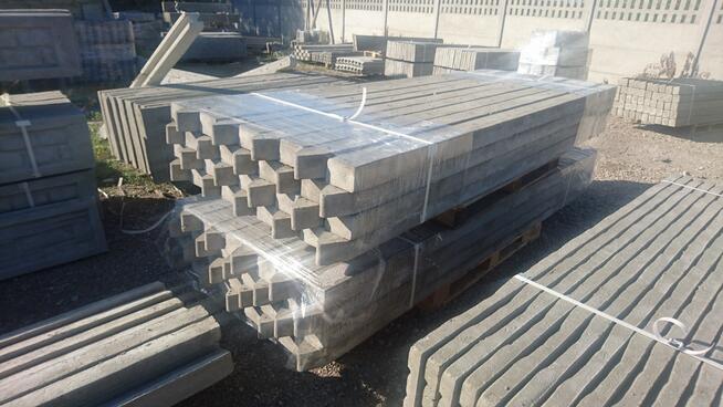 Słupki betonowe 2m 19 zł sztuka