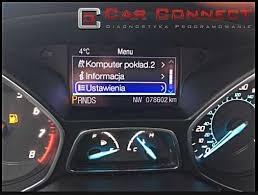 Ford Sync2 język polski menu konwersja z USA Fusion Escape M