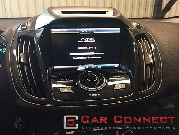 Ford Sync MFD Sony SD język polski menu konwersja z USA Wars