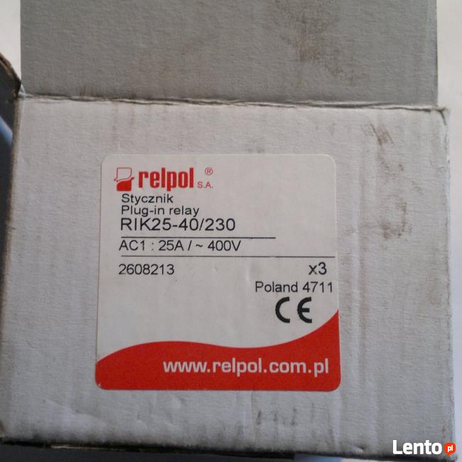 Stycznik RIK25-40/230 ; AC1 ; 25A/ 400V Relpol