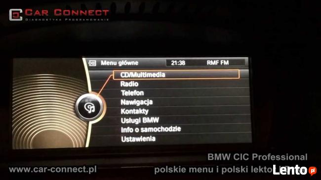 BMW Polskie Menu Język Warszawa F01 F10 F20 F25 F30 X5 X3