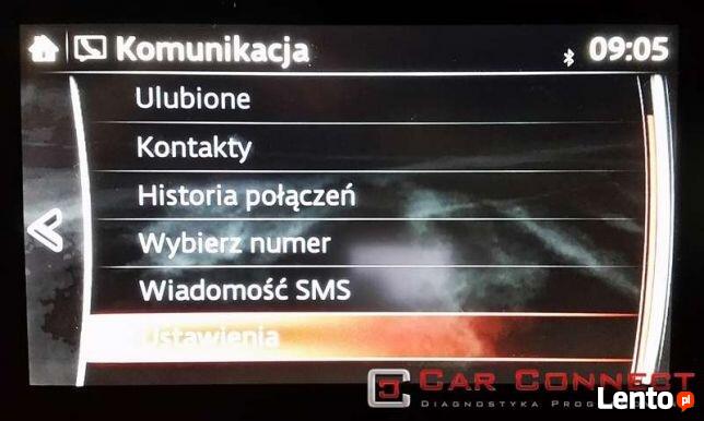 MAZDA MZD Connect język polski menu nawigacja USA konwersja