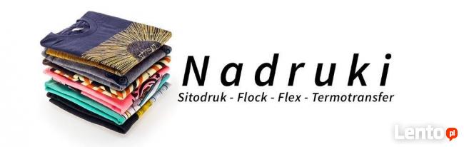 haft komputerowy łączymy z sitodrukiem, haft tasiemką,nadruk