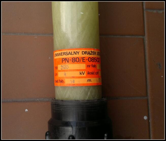 Drążek izolacyjny 4kV , trzyczęściowy , drążek trakcyjny TDO