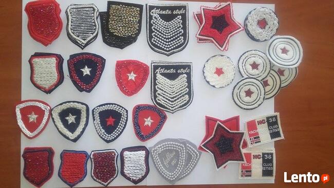 Naszywki termoprzylepne, naprasowanki, aplikacje, łaty termo