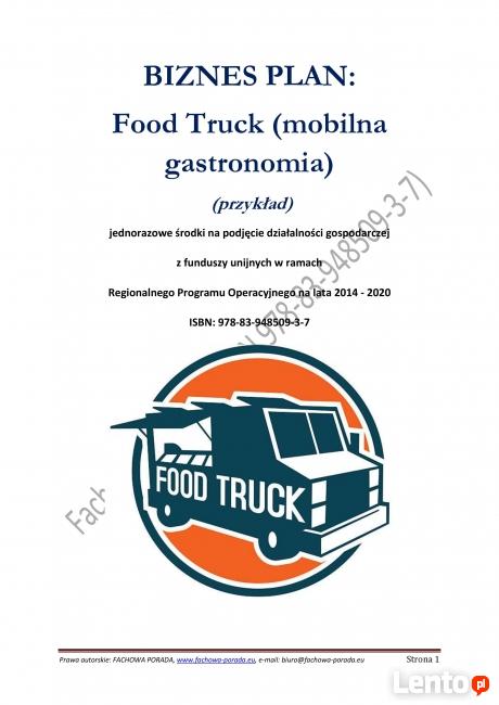 BIZNESPLAN Food Truck (mobilna gastronomia) (przykład)