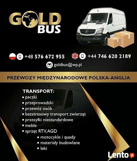 Paczki. Przepowadzki. Transport ładunków Polska-Anglia