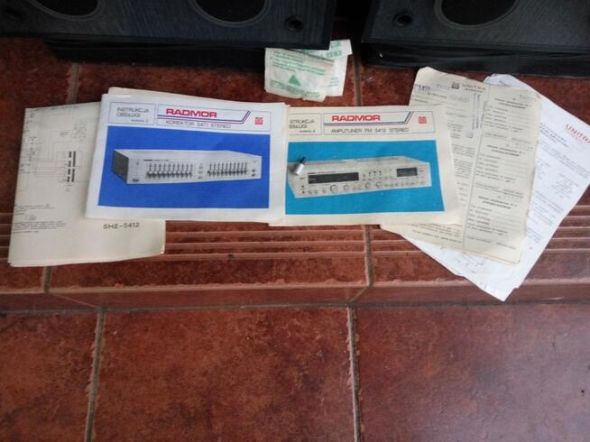 Radmor-korektor 5471,amplituner 5412.Diora-szuflada+ kolumny