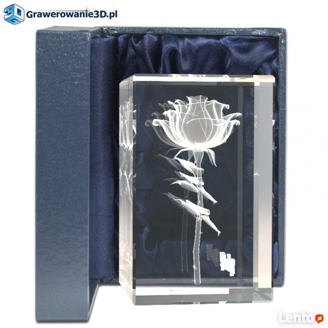 Róża 3D kwiat miłości wyjątkowy prezent na walentynki
