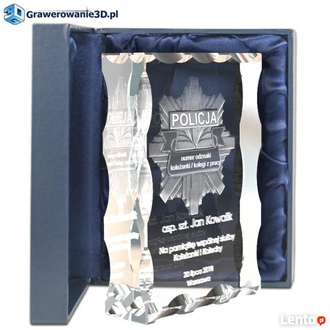 Odznaka Policyjna 3D prezent dla Policjanta emerytura