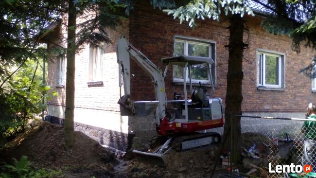 usługi minikoparką strzyżów