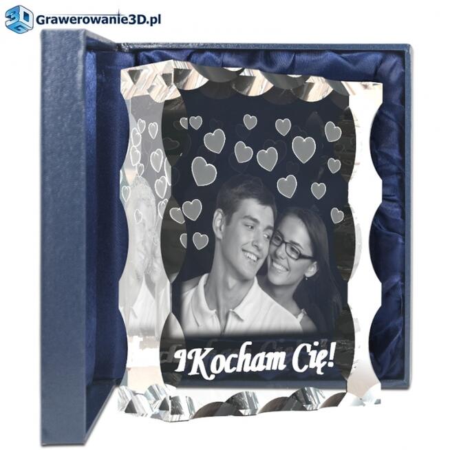 Walentynki Piękny prezent serca 3D