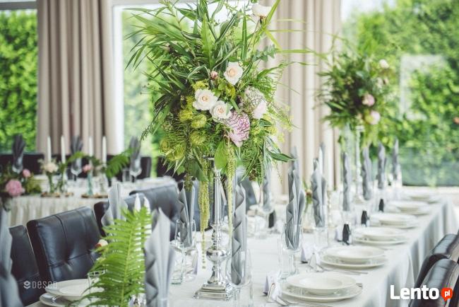 Dekoracje sal weselnych i kościołów