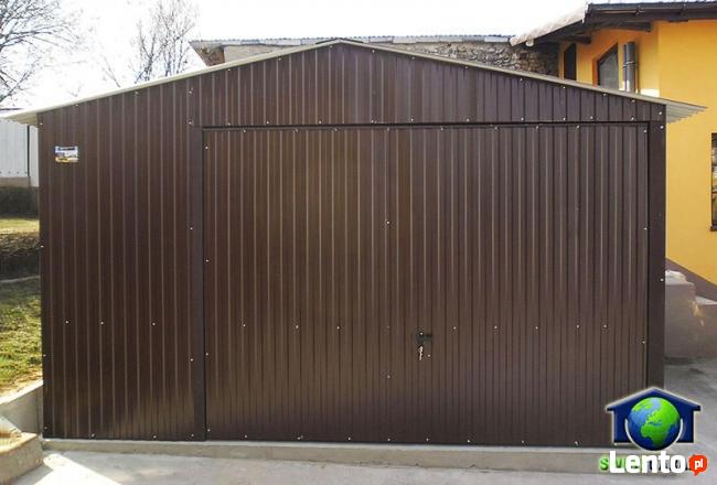 Garaże blaszane 4x5 Blaszaki Brąz montaż i transport gratis