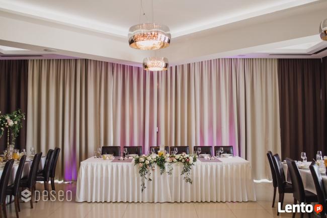 Dekoracje sali weselnej