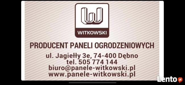 Producent paneli ogrodzeniowych Witkowski Dębno