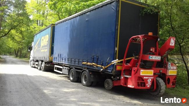Transport (usługi transportowe) Warszawa auta (tir) z windą