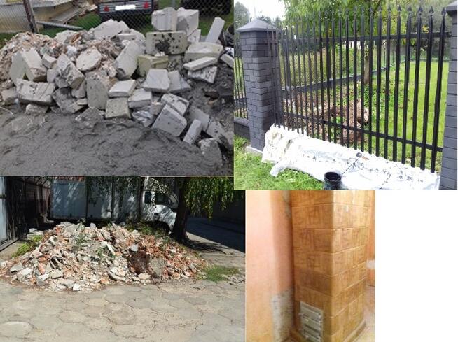 Demontaż boazerii, karczow.pni i prace przy domowe