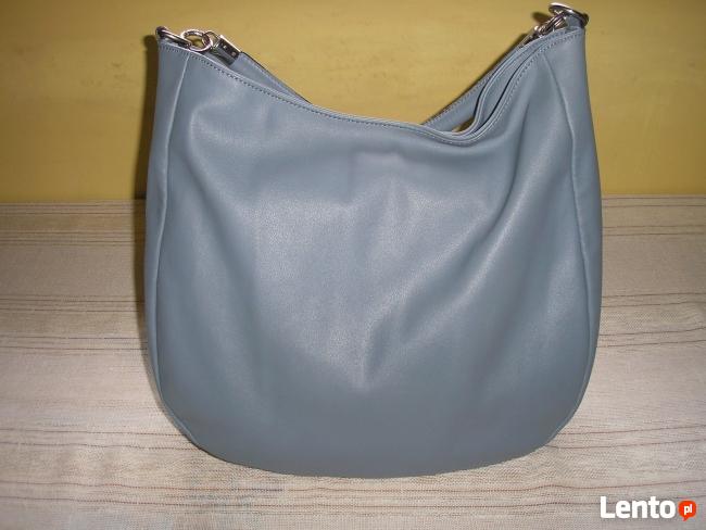 REaccessories niebieskopopielata torba-torebka A4