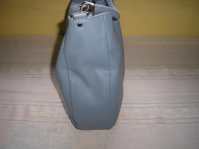 REaccessories niebieskopopielata torba-torebka A4