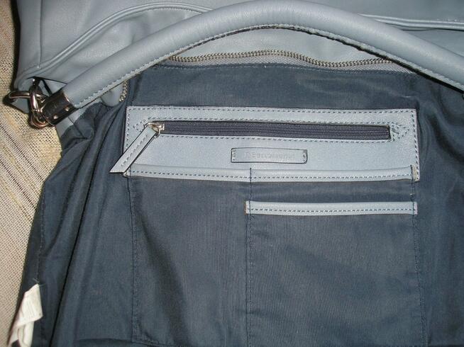 REaccessories niebieskopopielata torba-torebka A4