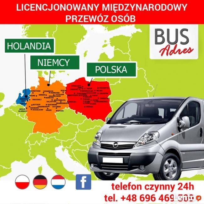 Busy do Holandii i Niemiec Płońsk Ciechanów Żuromin Płock