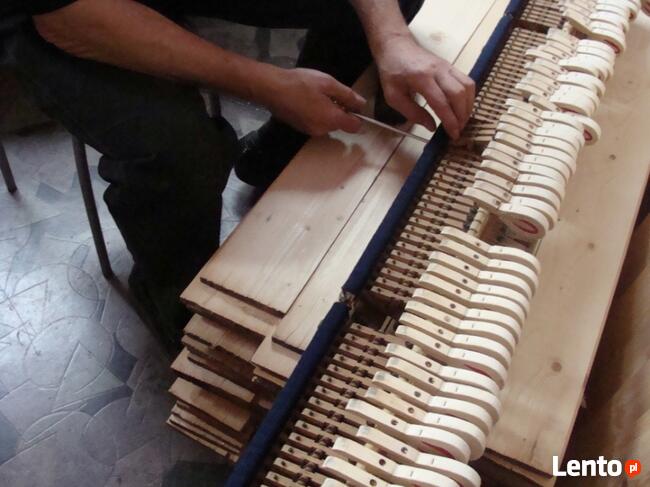 strojenie pianin, fortepianów, klawesynów