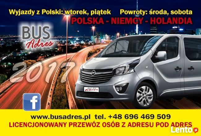 Busy do Holandii i Niemiec Sierpc Grodzisk Mazowiecki Płock