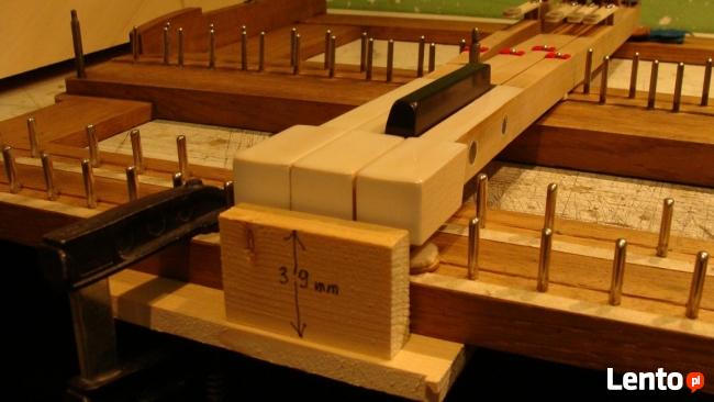 strojenie pianin, fortepianów, klawesynów